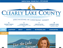 Tablet Screenshot of clearlylakecounty.com
